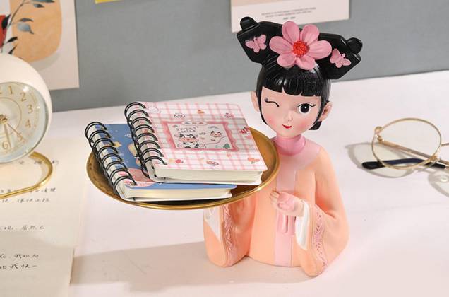 ตุ๊กตาสาวจีน งานเรซิ่นนำเข้า