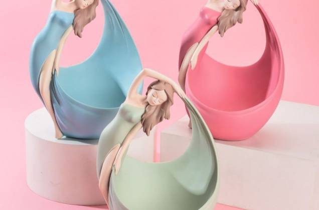 ที่ใส่ของเอนกประสงค์สาวสวย งานเรซิ่นนำเข้า